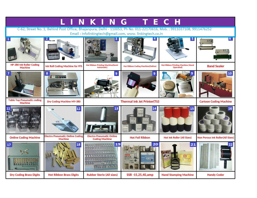 BATCH CODING & MARKING MACHINES